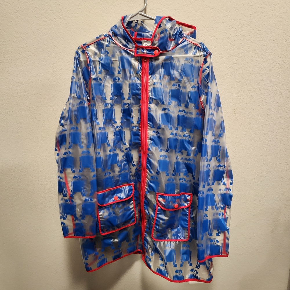 Her Universe Plus Size Star Wars R2D2 Raincoat Size 00X